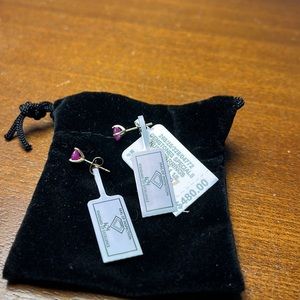 Ruby Earrings 14k yellow gold